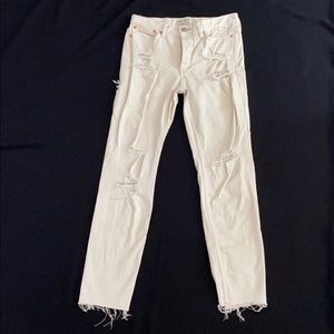 White Free People Jeans
